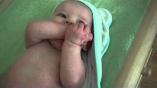 Post bathtime fun!