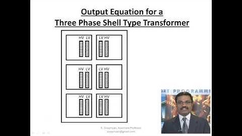 Three Phase Transformer Output Equation