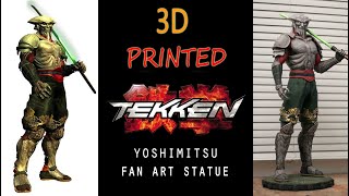 Yoshimitsu Tekken 3d Printed Fan Art Statue