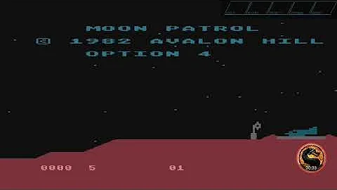 Moon Patrol [Avalon Hill] [Option 4] 215 - Atari 400/800/XL/XE Emulated