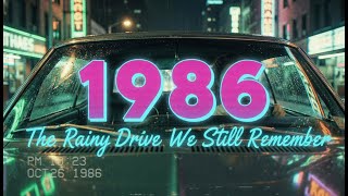 Back to 1986 – The Rainy Drive We Still Remember | Synthwave • Retrowave • Night Drive