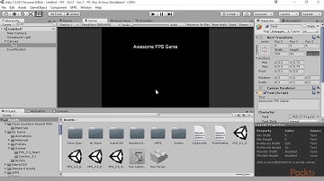 Building an FPS Game with Unity and UFPS : Creating a Main Menu | packtpub.com