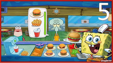 SpongeBob: Krusty Cook-Off - Gameplay Walkthrough Part 5 - Tutorial (iOS, Android) Kids True TV