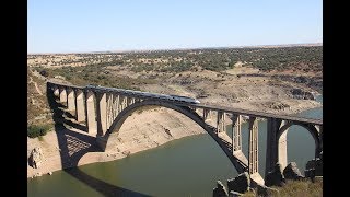 Línea Zamora-Orense. Viaducto de Martín Gil. Alvia S-730. 15/07/2017