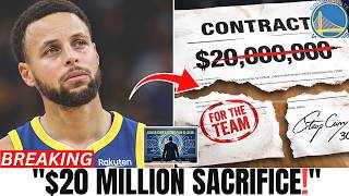 Steph Curry Just Gave Up $20 Million... And Golden State's Secret Plan Is Finally Clear