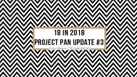 18 in 2018 Project Pan Update #3