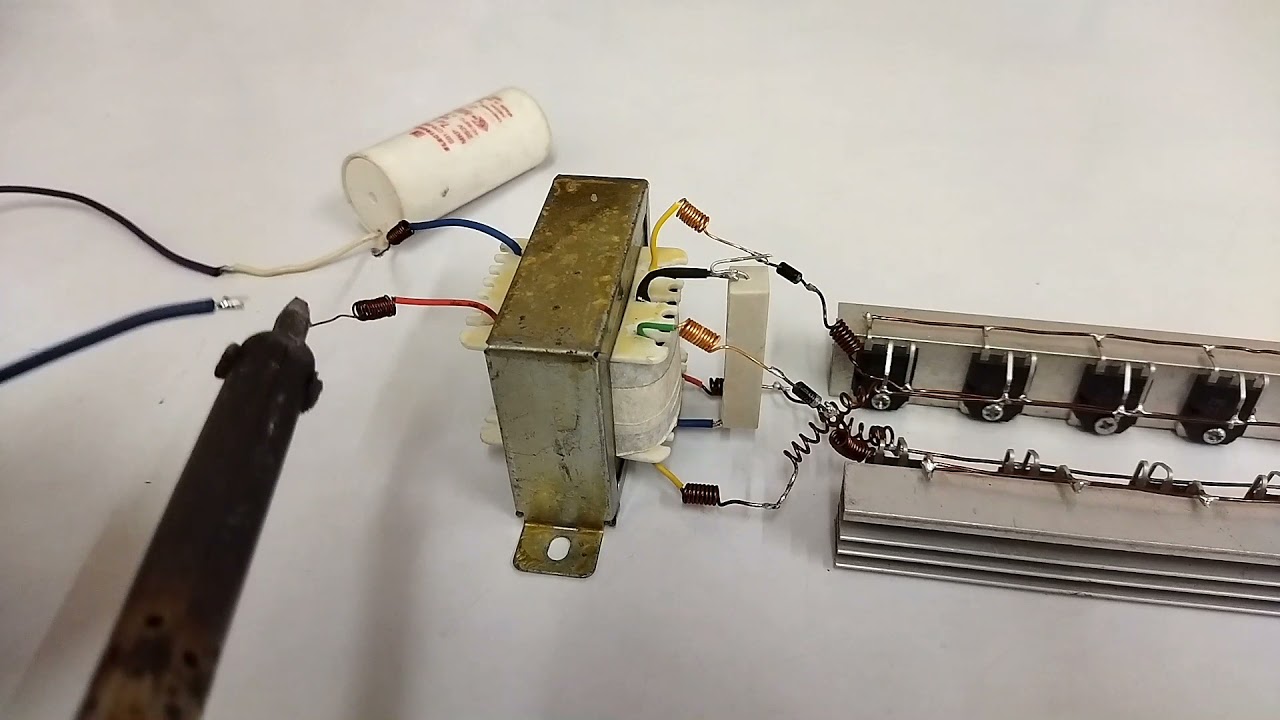 Paano gumawa Ng Fish stunner inverter type na may relay