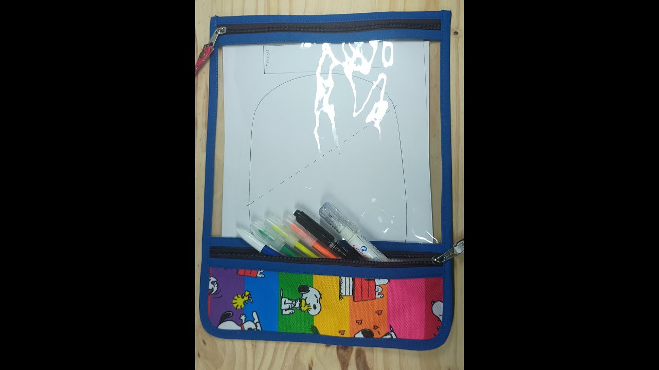 DIY Como haccer un Sobre A4 con cartuchera