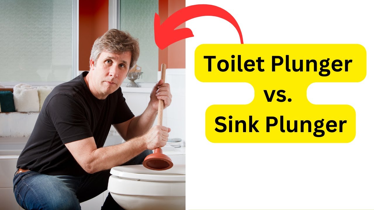 Toilet Plunger Vs. Sink Plunger - What Kind Of Plunger Should I Use?