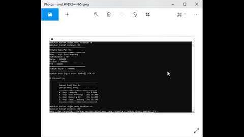coding kasir sederhana menggunakan notepad++ dengan bahasa python