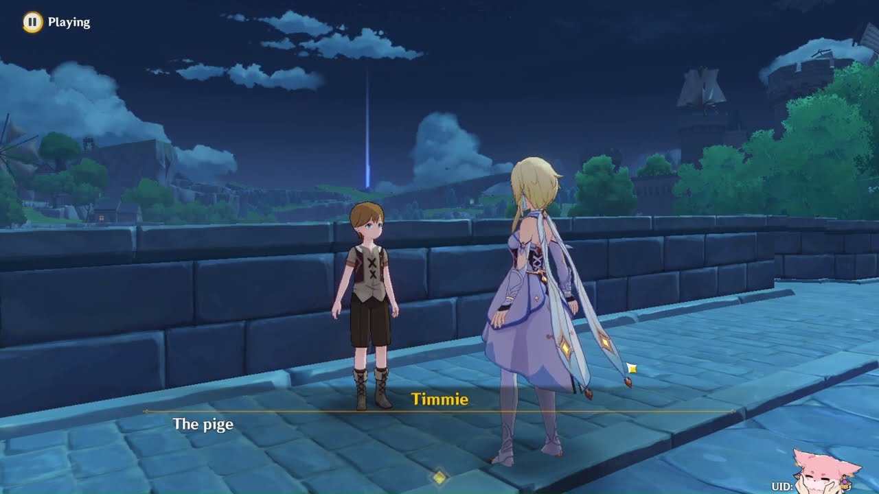 Find and collect three Wheat (Pigeon, Duck, and Child - Mondstadt)