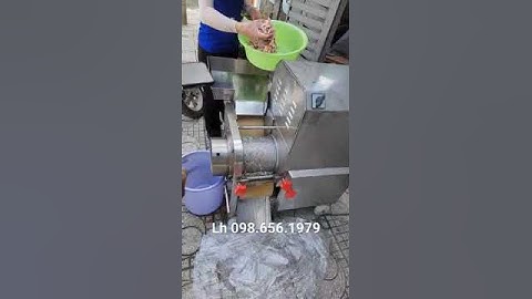 máy lọc xương cá, gân cá tự động, máy tách xương cá lóc, cá rô phi