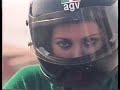 Actress Edwige Fenech in Motorcycle Gear