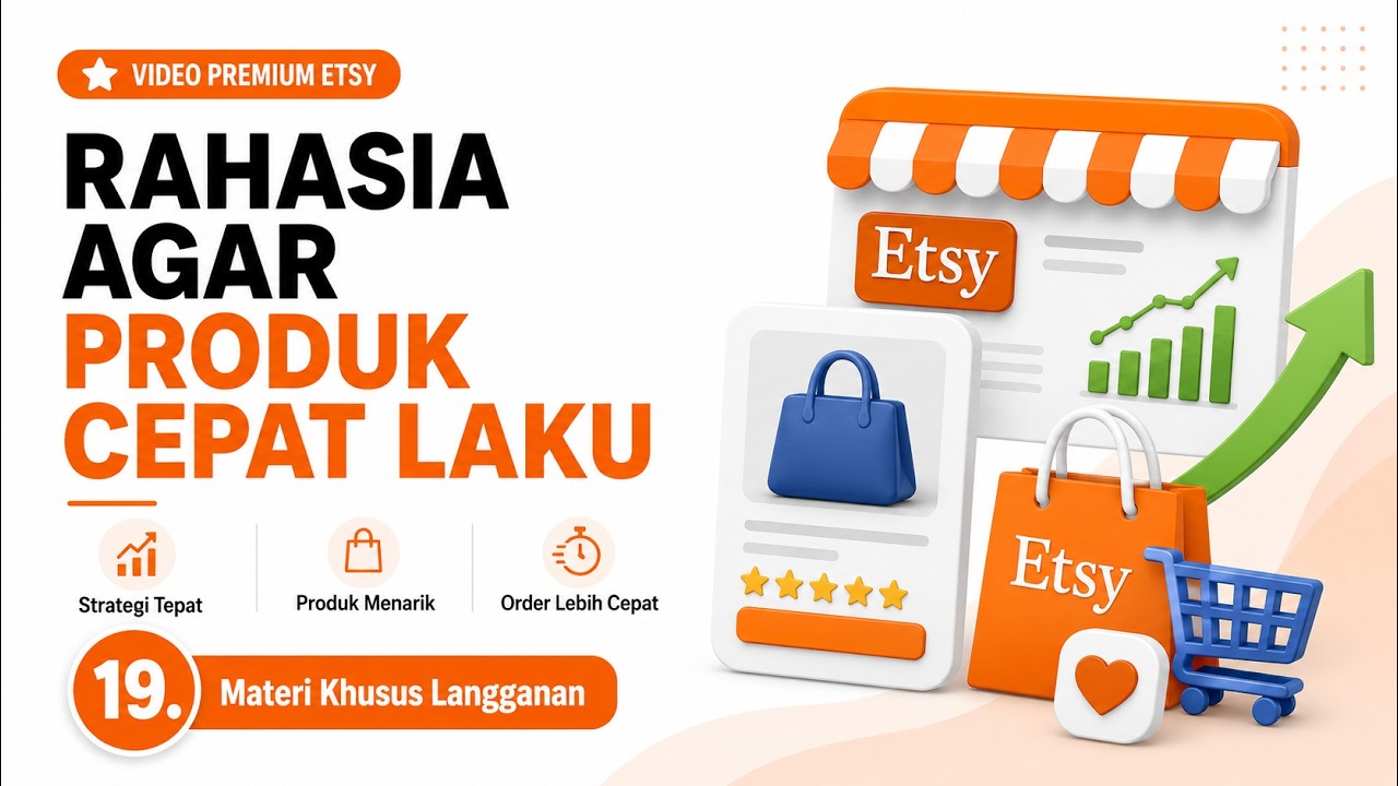 Video 19  Rahasia Agar Produk Cepat Laku di etsy