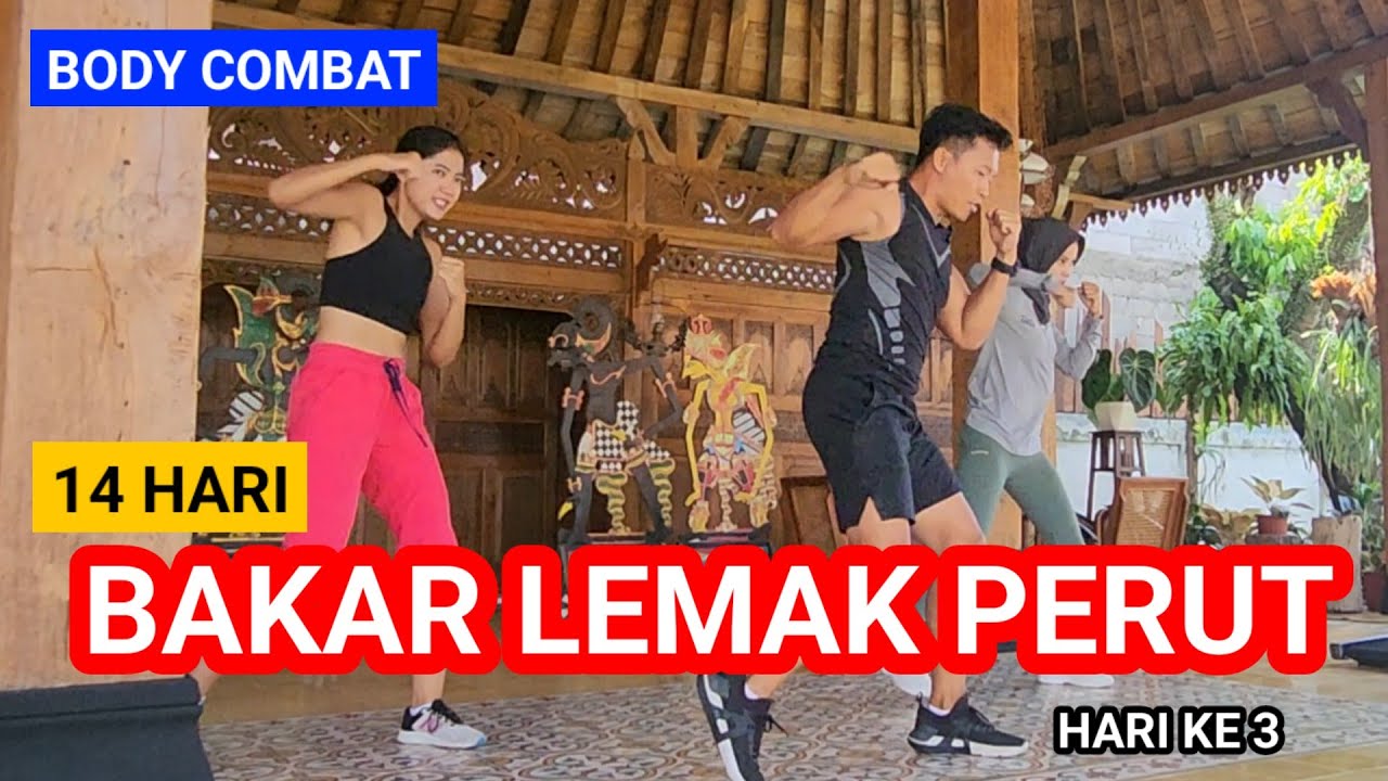 14 HARI TANTANGAN PENURUNAN BERAT BADAN | BODY COMBAT | HARI 3