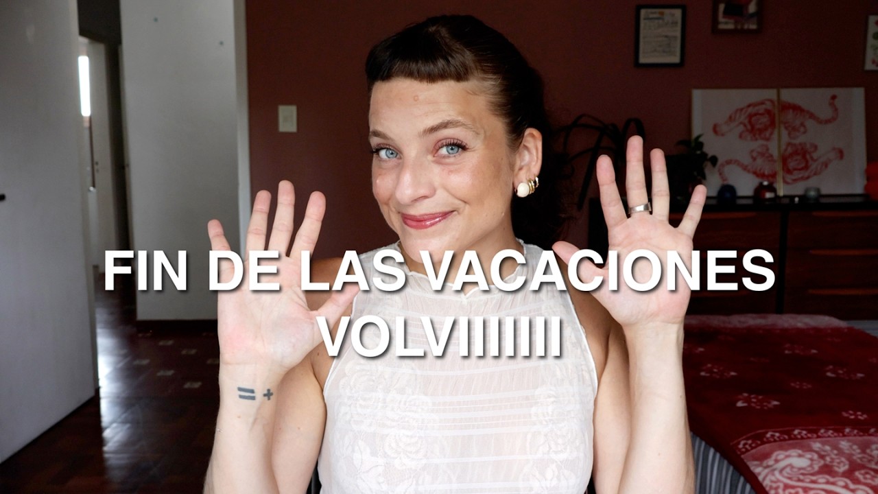 Volví!!!! Me maquillo y les cuento sobre mis vacaciones.