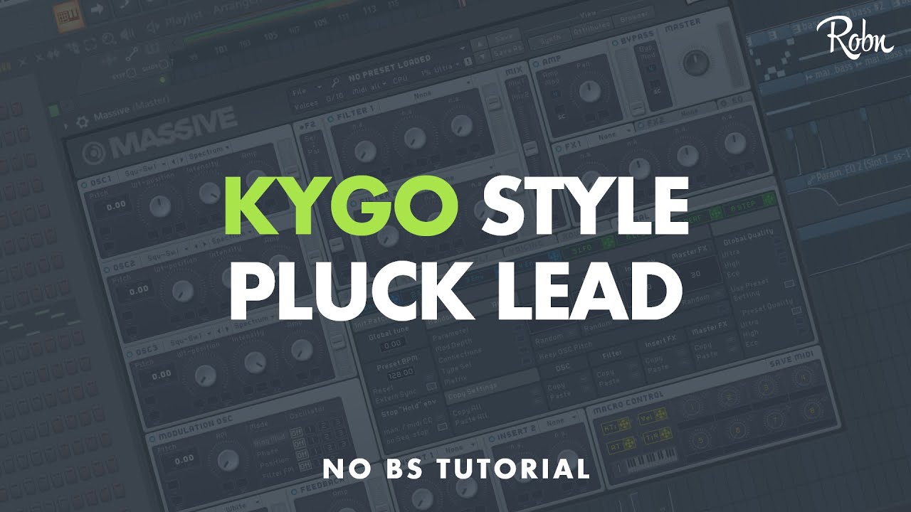 HOW TO MAKE A KYGO STYLE PLUCK LEAD IN SYLENTH1