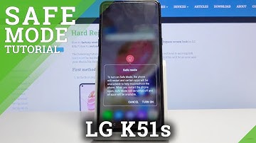 How to Open Safe Mode in LG K51s - Enter and Exit Safe Mode