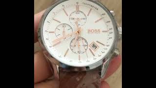 Hugo Boss 1513475 Grand Prix Chronograph | Unboxing | Tutorial | Features | Price | Video