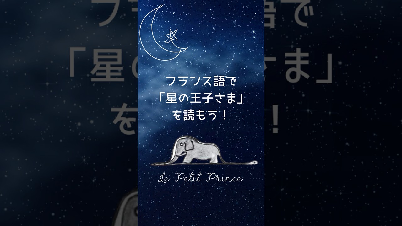 Let's read The Little Prince in French a little bit each day