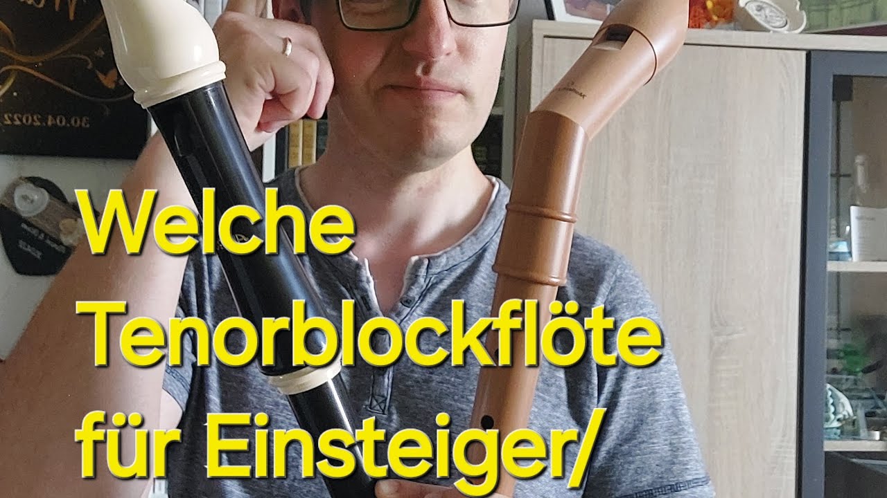 Tenorblockflöte für Einsteiger und Anfänger.