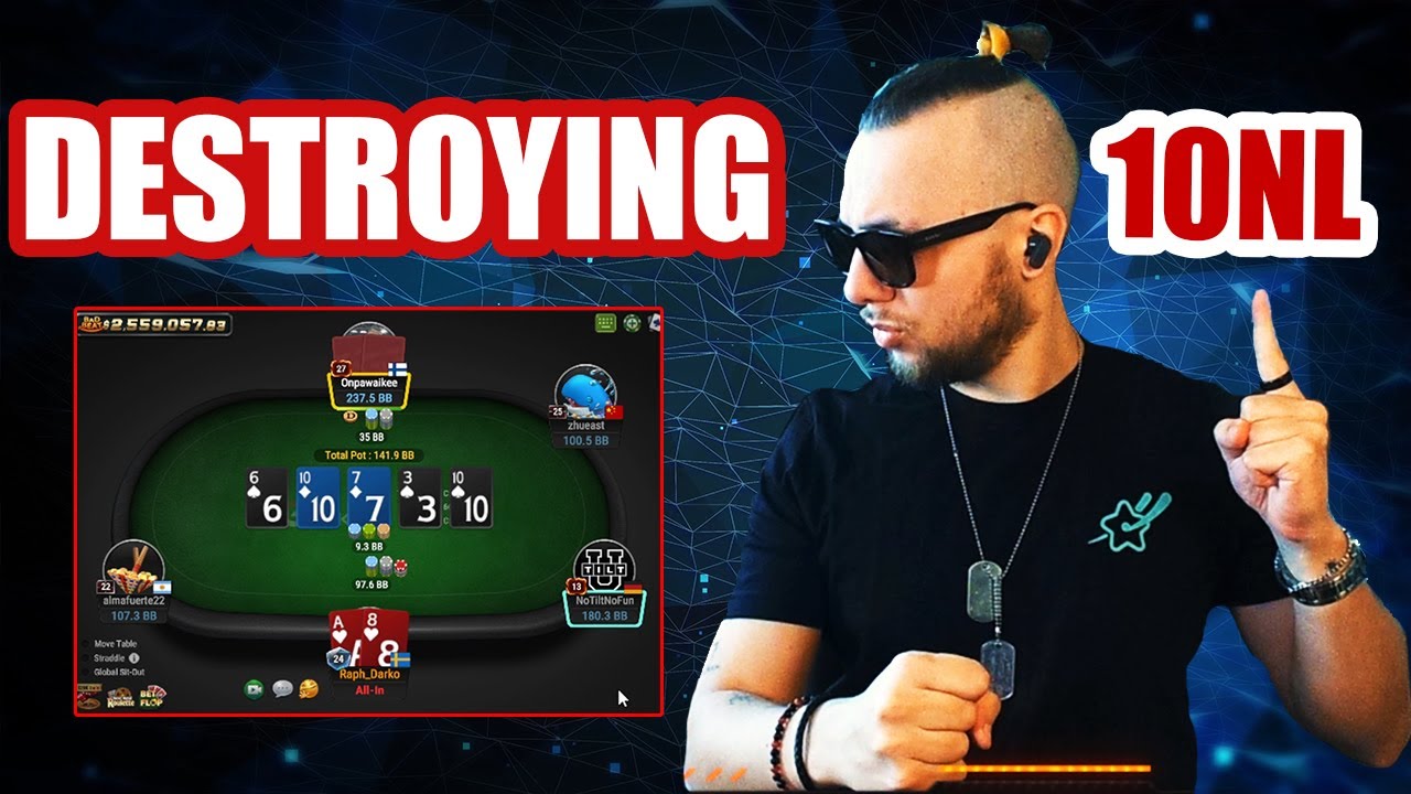 DESTROYING 10NL GGpoker FULL STREAM! YouTube