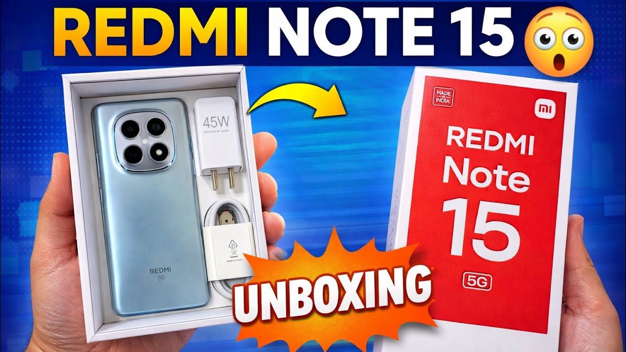 Redmi Note 15 Unboxing & Review | 108MP Camera 😀 
