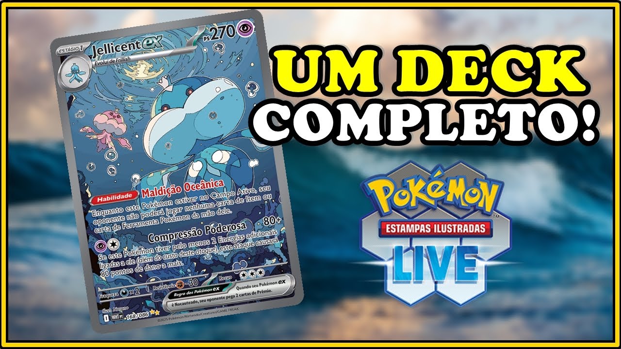 DECK JELLICENT EX E METAGROSS EX! UM DECK COMPLETO!! POKÉMON TRADING CARD GAME LIVE!