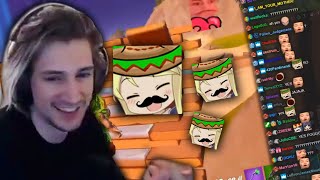 XQC FLUENT IN SPANISH?  xQcOW learns how to speak Spanish while playing Fortnite w/ Chat | xQcOW