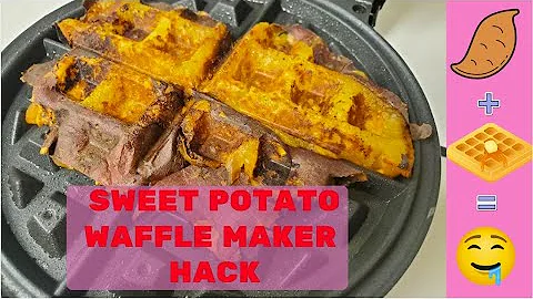 Yakiimo (Japanese Sweet Potato) Waffle Maker Hack | Delicious Twist on a Classic Snack!