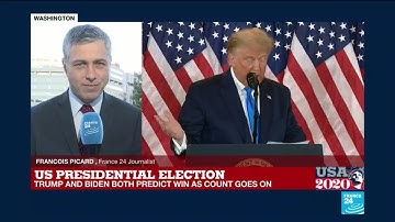 US election 2020: "It will be contentious"