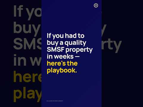 The 5-step SMSF purchase playbook #shorts #shorts