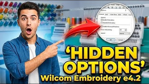How to Learn Option Functions | Wilcom Embroidery E4.2 Tutorial in Urdu/Hindi