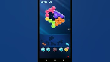 BLOCK HEXA PUZZLE LEVEL 22 ANSWERS EXPERT LEVEL PACK