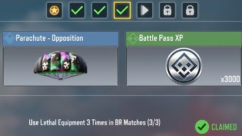 Call Of Duty Mobile Use Lethal Equipment 3 Times in BR Matches Task Complete
