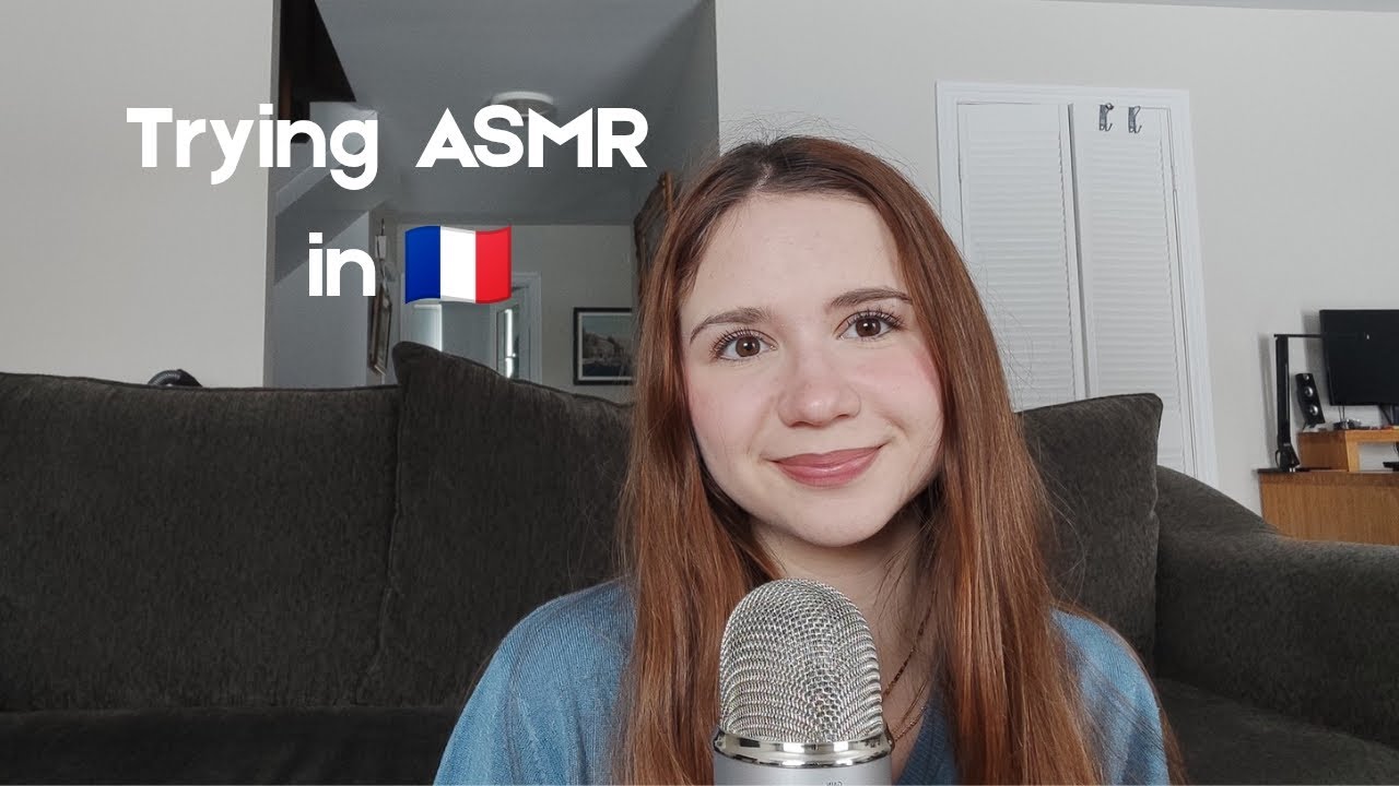 ASMR ma première vidéo en français 🇫🇷| French whispers + random triggers 