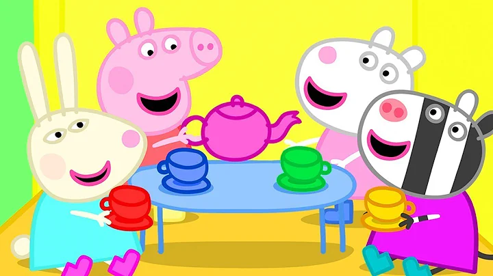 Peppa Pig is Having a Tea Party in Her Tree House