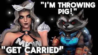 Carrying a Toxic Teammate With Black Cat