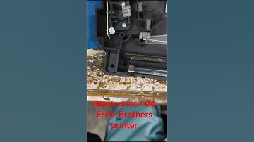 Brother 2540 Dw Printers Blank print or O4 print unable problem solutions #brotherprinter