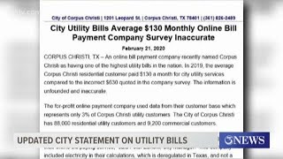 UPDATE: City manager says utility bill ranking is inaccurate; Residents paid much less in 2019