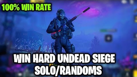 Tips how to win Undead Siege - Hard Solo in Call Of Duty Mobile | Tips & Tricks Series