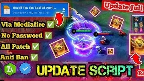 Seal of anvil recall script mlbb 2025