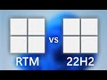 Windows 11 RTM vs 22H2: Key Updates ๐