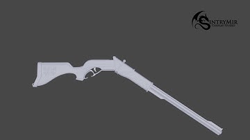 Сaitlyn Arcane mechanical version rifle 3D-model