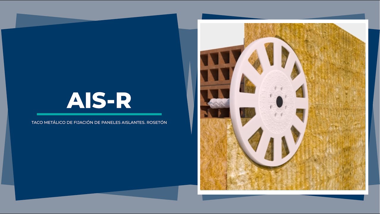 AIS-R | Fixing plug for insulation panels. Support washer.