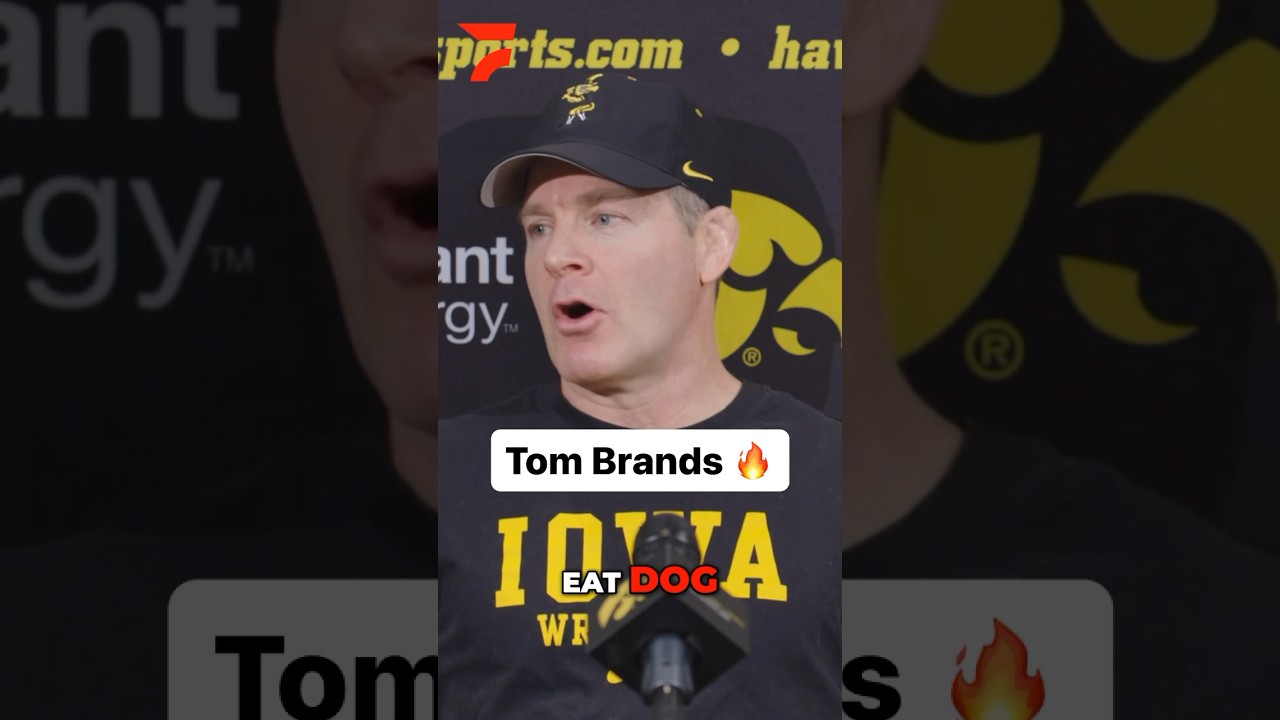 Tom Brands has me ready to run through a brick wall!