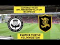 PROMOTION PARTY!!! | Partick Thistle VS Livingston | Matchday Vlog