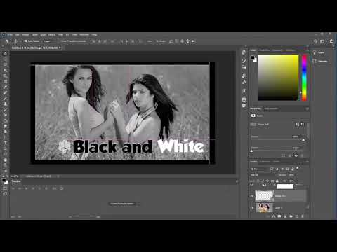 How To Colour Change Photos Black And White 