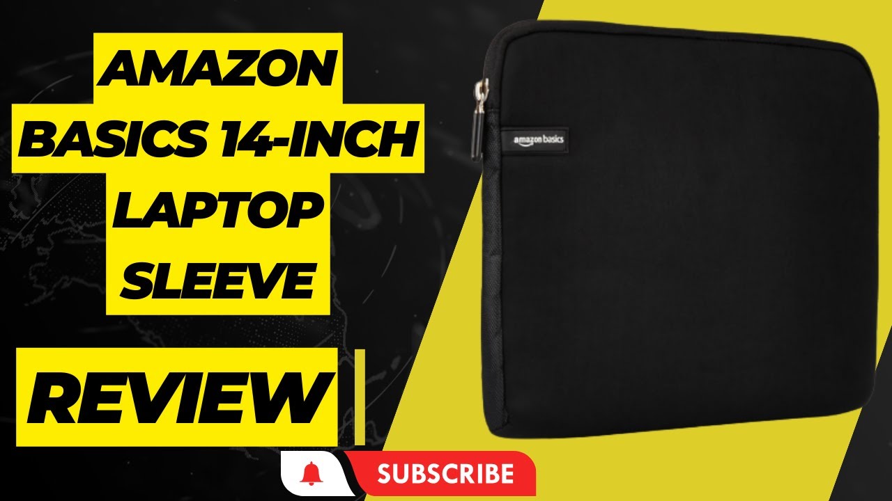 Sleek Laptop Protection: Amazon Basics 14-Inch Laptop Sleeve Review