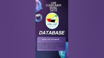 UAE Consumer Email Data | Mailing Data